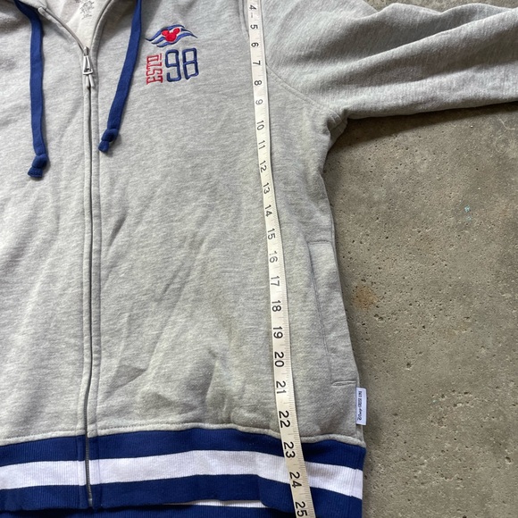 Vintage 90’s Disney Cruise Line Embroidered Striped Zip-Up Hoodie - Picture 9 of 12